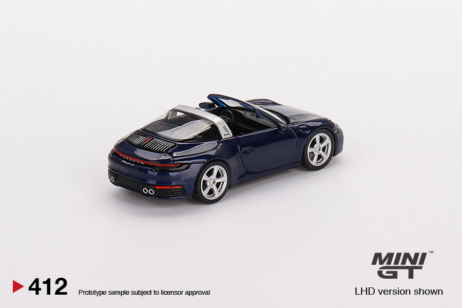 MINI GT #412 Porsche 911 Targa 4S Gentian Blue Metallic – J Toys Hobby