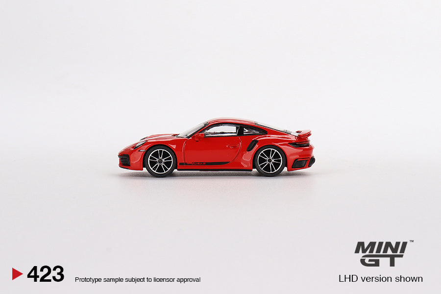 2022 MINI GT #423 Porsche 911 Turbo S Guards Red – J Toys Hobby