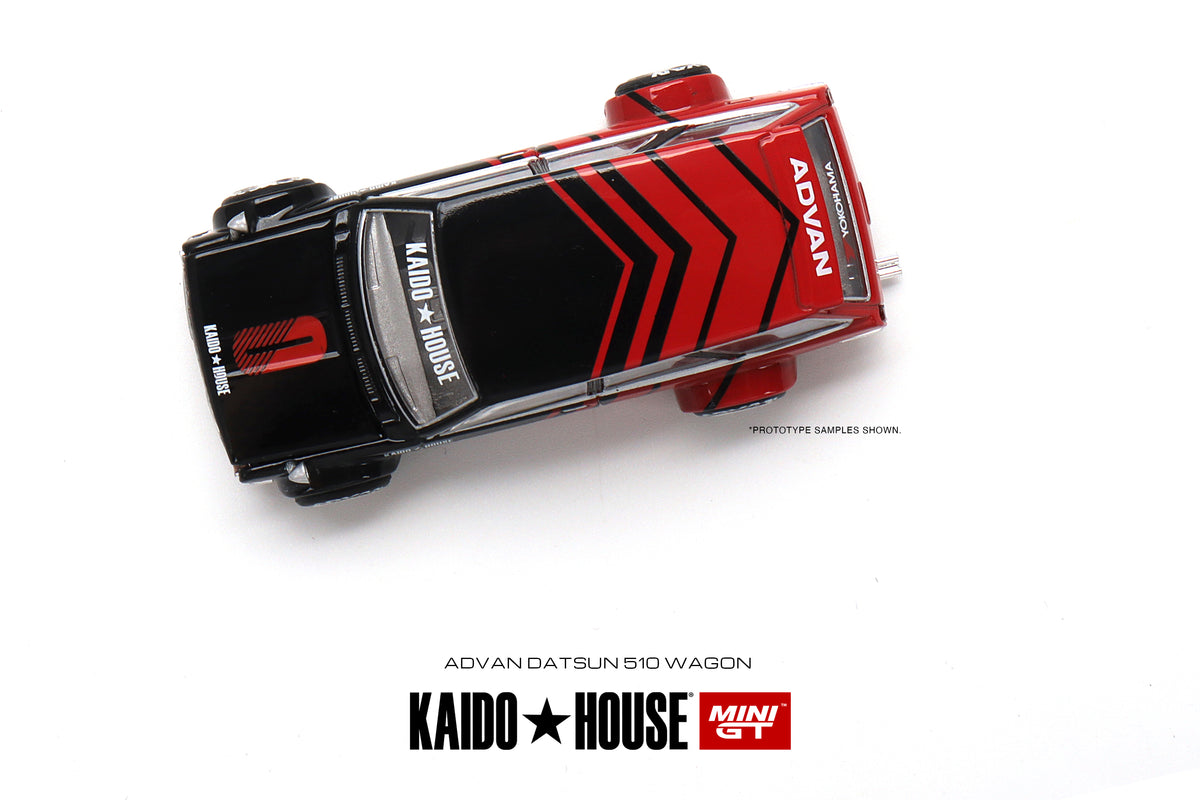 Kaido House x Mini GT Datsun 510 Pro Street Wagon Advan Yokohama Limit