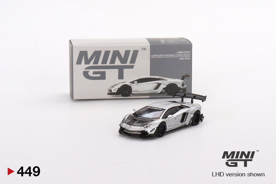 Mini GT #449 LB☆WORKS Lamborghini Aventador Limited Edition LHD – J Toys  Hobby