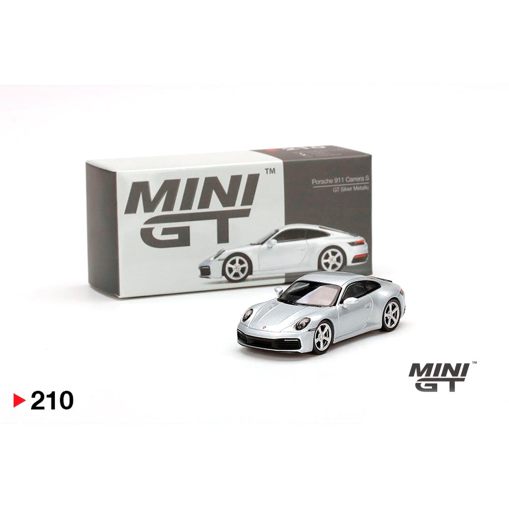 MINI GT Porsche 911 Carrera S GTシルバー 210 MINI GT #210 Porsche 911 (992) Carrera S GT Silver Metallic