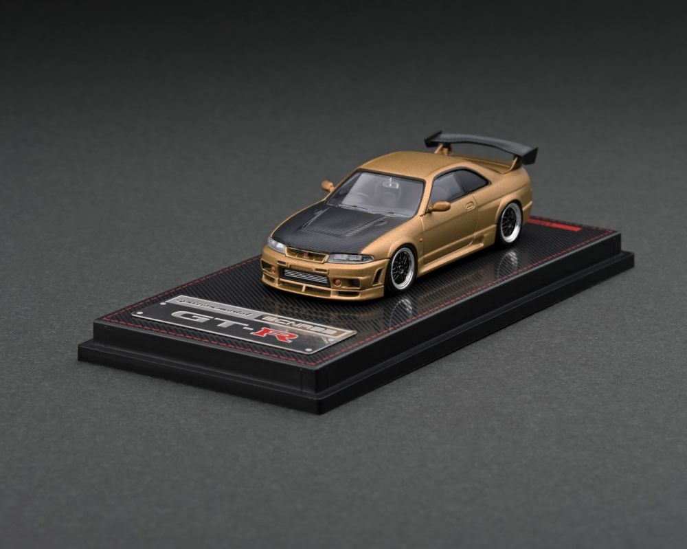Ignition Model IG 1/64 Nissan Skyline GT-R GTR R33 Matte Gold