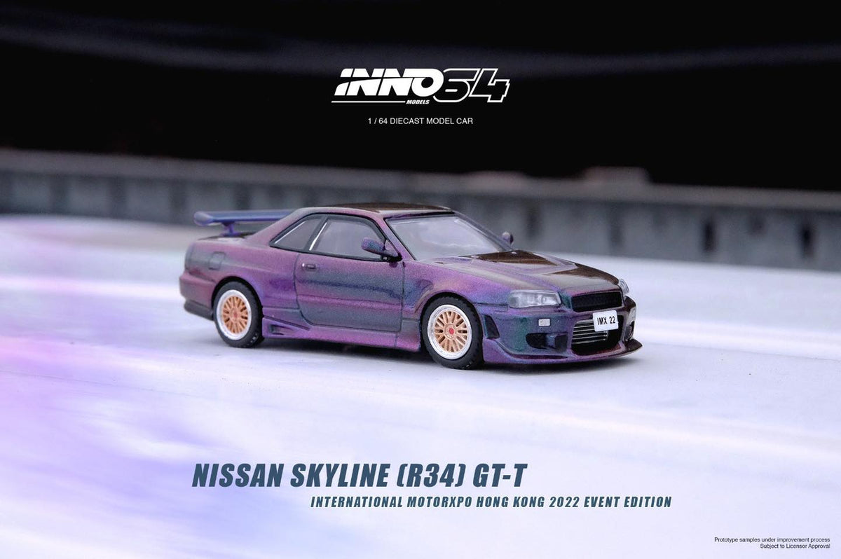 INNO64 Nissan SKYLINE GTT R34 GTR Magic Purple IMX Hong Kong 2022