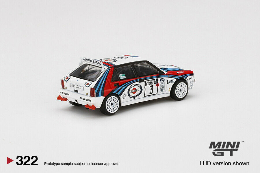 MINI GT #322 Lancia Delta HF Integrale Evoluzione Martini LHD – J