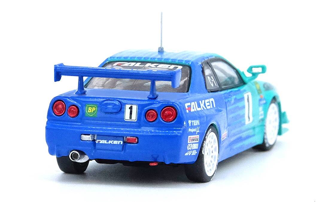 INNO64 NISSAN SKYLINE GT-R R34 #1 FALKEN Super Taikyu 2001