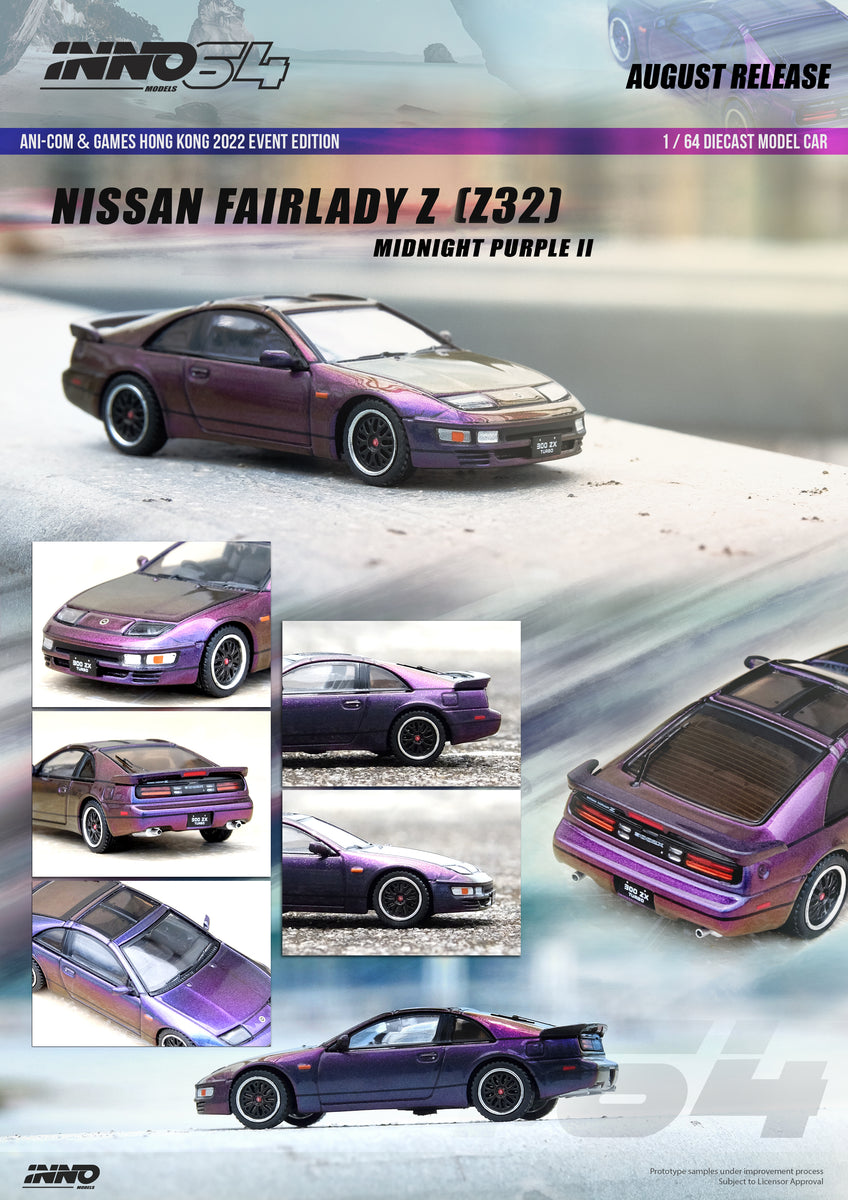 INNO64 Nissan Fairlady Z32 Midnight Purple II HK Special – J Toys