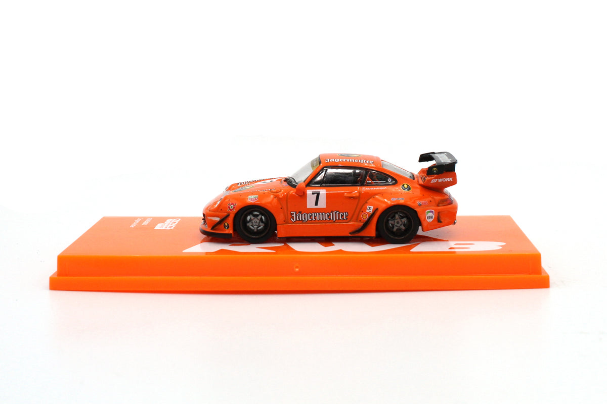 ミニカー TARMAC WORKS 1/64 RWB 993 Jagermeister Tarmac Works 1:64 RWB 993 Jagermeister (Orange) Diecast Car
