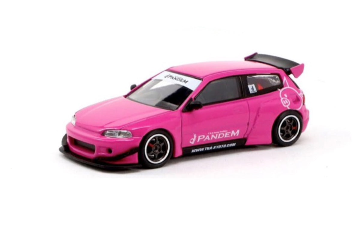 Ignition Model 1/64 Pandem Civic EG6 Pink Tarmac Works