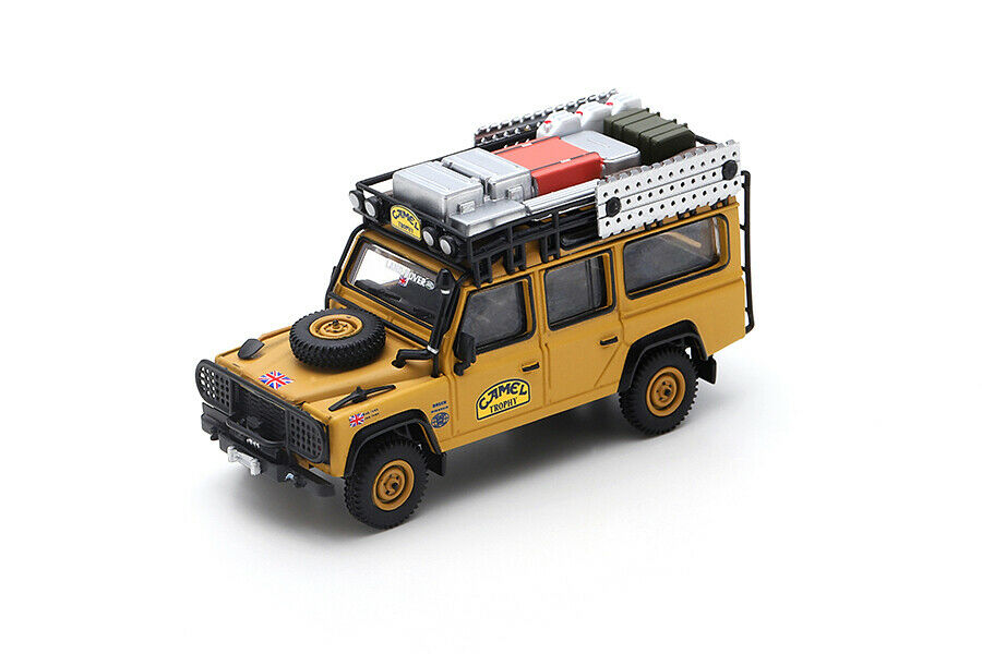 MINI GT #108 ランドローバー ディフェンダー 110 Winner Mini GT #108 Land Rover Defender 110 1989 Camel Trophy Winner