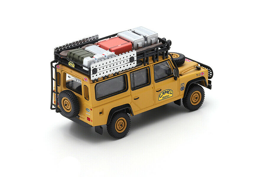 MINI GT #108 ランドローバー ディフェンダー 110 Winner Mini GT #108 Land Rover Defender 110 1989 Camel Trophy Winner