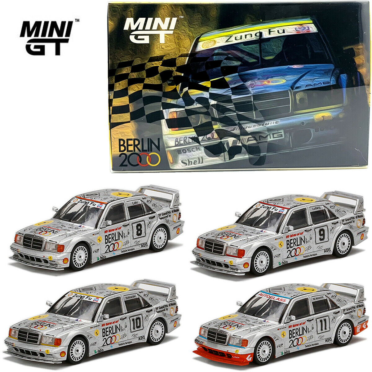 minigt ベンツ　190E Evolution II MINI GT 1/64 Mercedes-Benz 190E 2.5-16 Evolution II #7