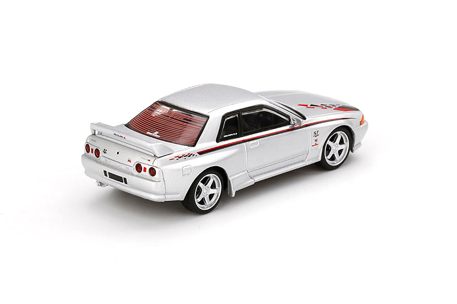 MINI GT #107 1/64 Nissan GT-R R32 Nismo S-Tune Silver – J Toys Hobby