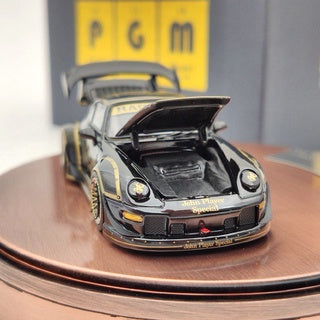 PGM 1/64 Porsche 993 RWB JPS Luxury Box Limited Fully Open – J