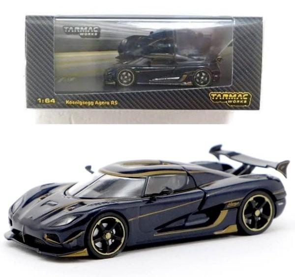 ミニカー TARMAC KOENIGSEGG CARBON EDITION Tarmac Works 1:64 Global64 - Koenigsegg Agera RS Carbon