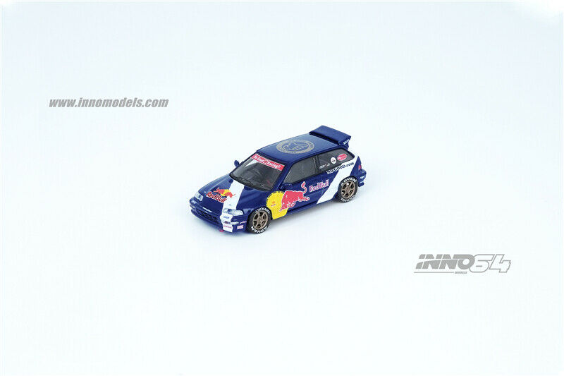 INNO64 Honda Civic EF9 No Good Racing JDM Red Bull – J Toys Hobby