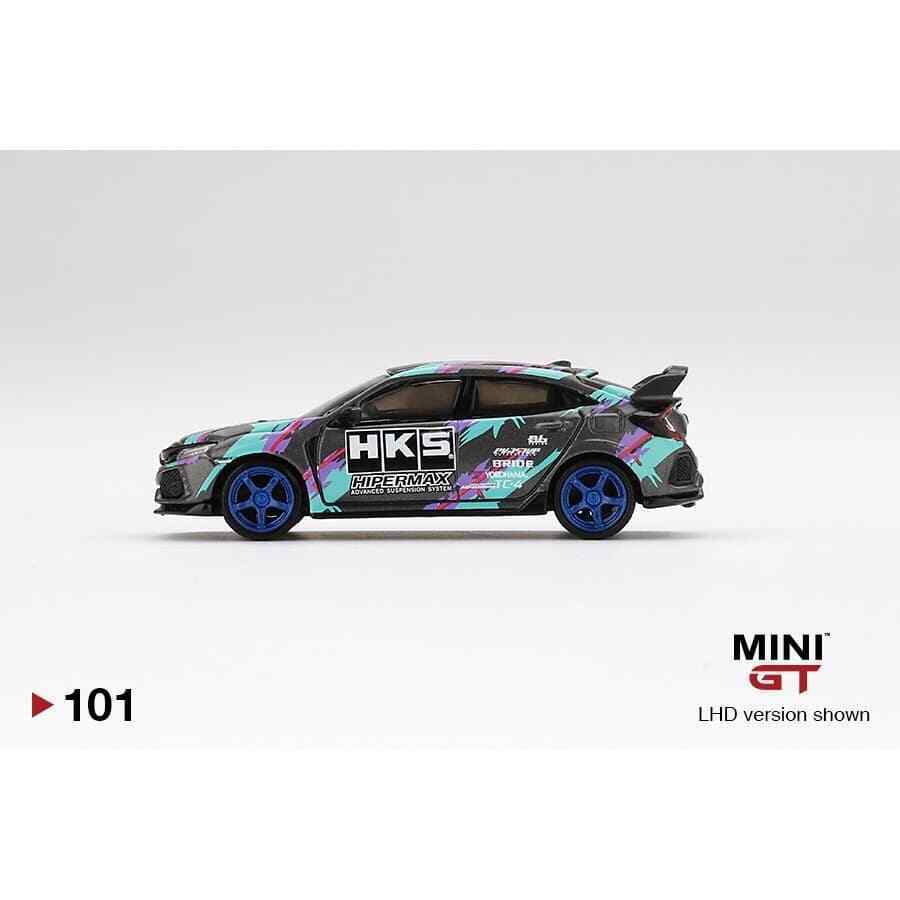 【新品】MINI GT ホンダシビックタイプR HKS Time Attack Mini GT 101 Honda Civic Type R HKS Time Attack - YouTube