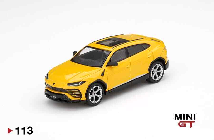 MINI GT #113 Lamborghini Urus Giallo Auge RHD – J Toys Hobby
