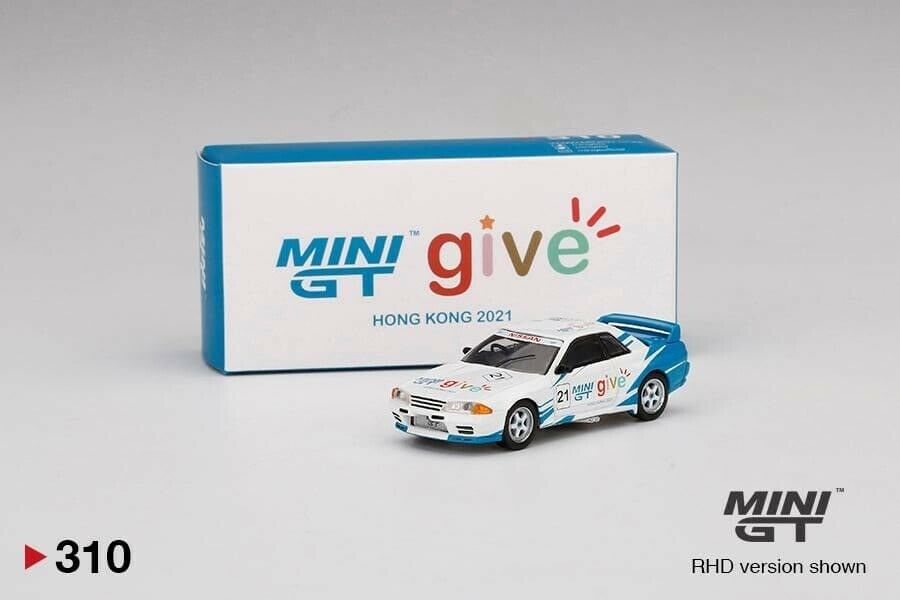 MINI GT #310 Nissan Skyline GT-R R32 Gr. A #21 GIVE 2021 HK