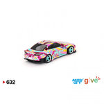 MINI GT #632 GIVE 2023 NISSAN SILVIA S15 ROCKET BUNNY CHROME PINK HONG KONG LIMITED 1200 PCS