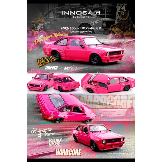 INNO64-R 1/64 Ford ESCORT MK2 PANDEM EMOTION RETRO HAVOC