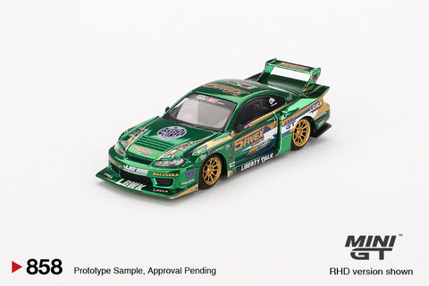 2025 MINI GT #858 Nissan LB-Super Silhouette S15 SILVIA LBWK