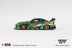 2025 MINI GT #858 Nissan LB-Super Silhouette S15 SILVIA LBWK 2024 Fausto Racing