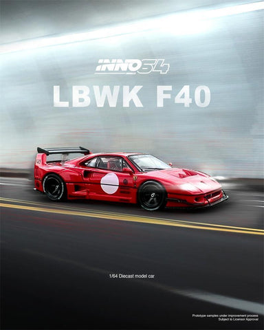 INNO64 1:64 LBWK F40 Red