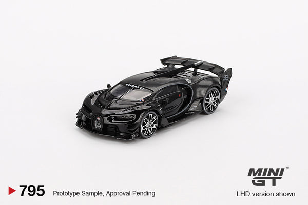MINI GT #795 Bugatti Vision Gran Turismo Black – J Toys Hobby