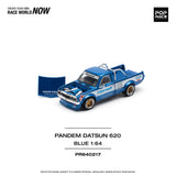 POPRACE 1:64 Pandem Datsun 620 Pickup Blue #217