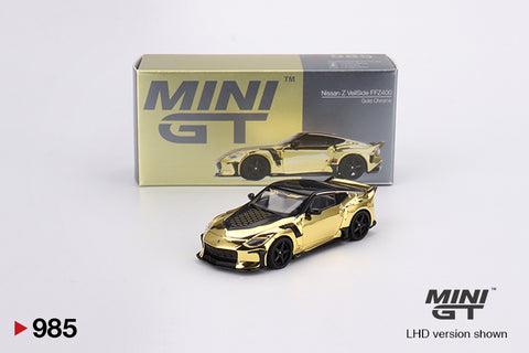 2025 MINI GT #985 Nissan Z VeilSide FFZ400 Gold Chrome