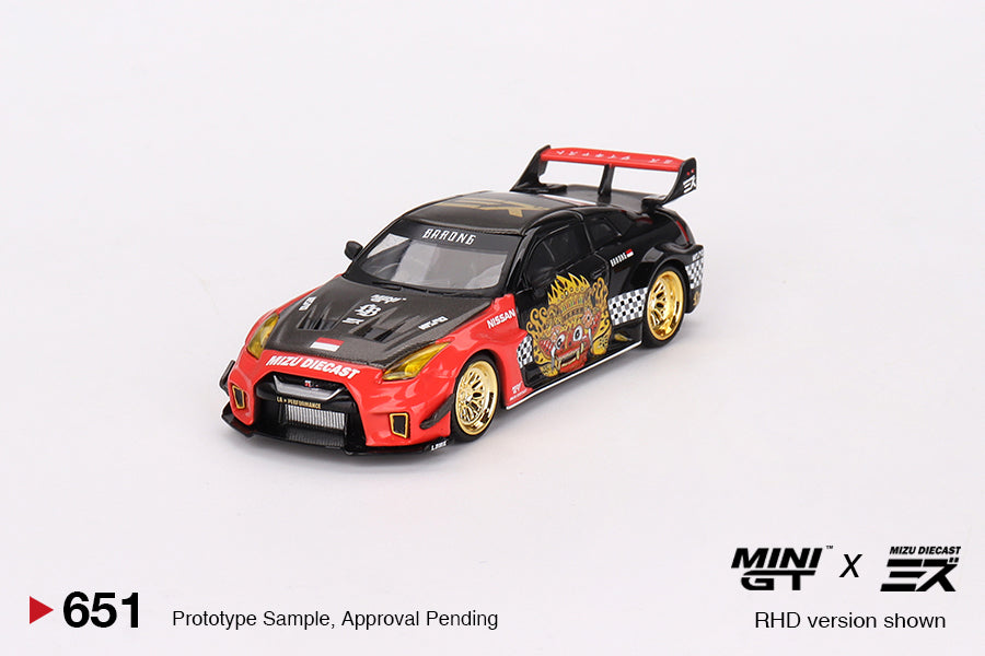 MINI GT x MIZU #651 LB-Silhouette WORKS GT NISSAN 35GT-RR