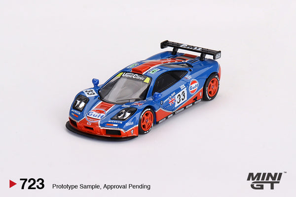 2024 MINI GT #723 McLaren F1 GTR #33 GULF 1996 Le Mans 24Hr – J
