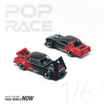 POPRACE 1:64 NISSAN SKYLINE GT-R V8 DRIFT HAKOSUKA ADVAN
