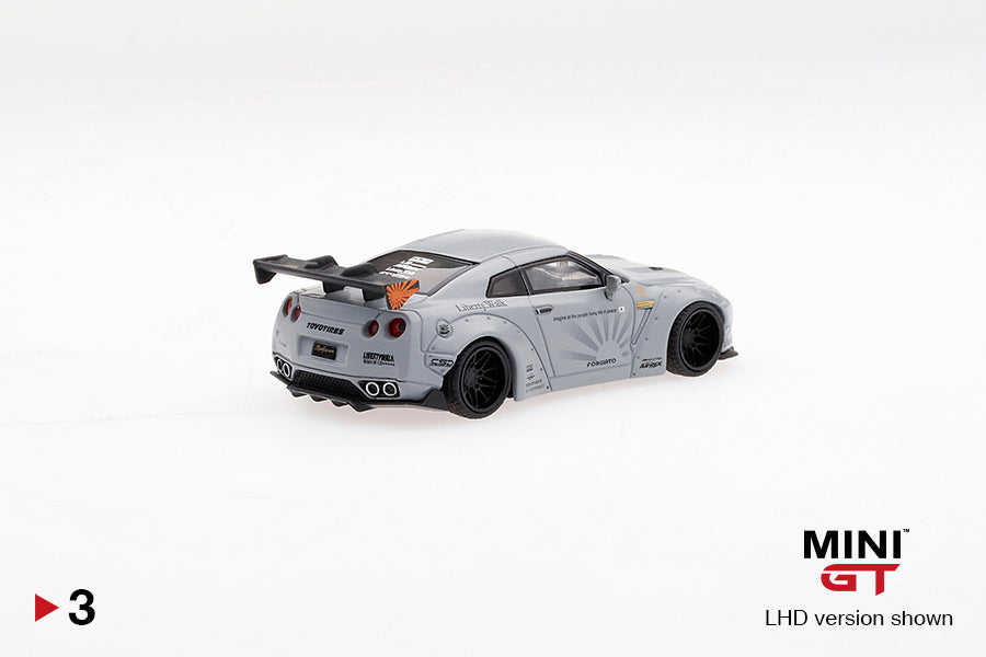 MINI GT #3 LB★WORKS Nissan GT-R (R35) Matte Grey – J Toys Hobby