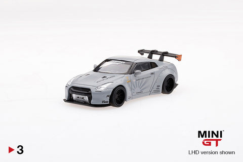 MINI GT #3 LB★WORKS Nissan GT-R (R35) Matte Grey – J Toys Hobby