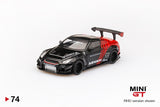 MINI GT #74 LB★WORKS Nissan GT-R (R35) ADVAN JAPAN EXCLUSIVE Blister Package