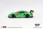 2025 MINI GT #889 Porsche 911 GT3 R #77 AO Racing 2024 IMSA Daytona 24 Hrs GTD Pro 2nd Place