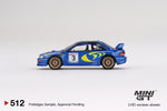 MINI GT #512 SUBARU Impreza WRC97 1997 Rally Sanremo Winner #3