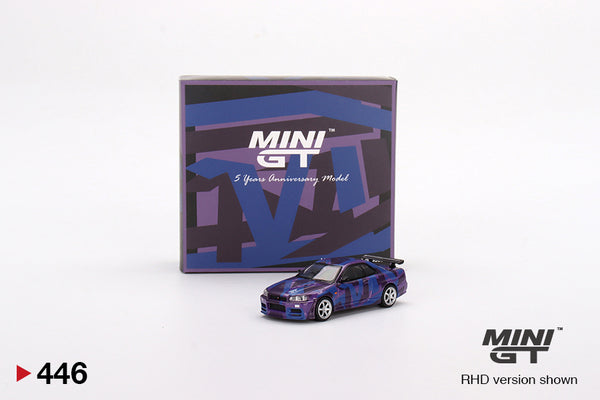 MINI GT #446 Nissan Skyline GT-R (R34) V-Spec II – J Toys Hobby