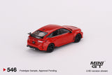 MINI GT #546 Honda Civic Type R Rallye Red 2023 W/ Advan GT Wheel