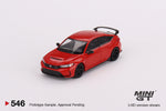 MINI GT #546 Honda Civic Type R Rallye Red 2023 W/ Advan GT Wheel