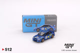 MINI GT #512 SUBARU Impreza WRC97 1997 Rally Sanremo Winner #3