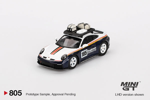 2024 MINI GT #805 Porsche 911 Dakar Rallye Design Package White