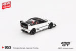 2025 MINI GT #953 Mazda AZ-1 Liberty Walk LB40 White 2024 Tokyo Auto Salon