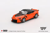 MINI GT #989 Nissan Z VeilSide FFZ400 Orange