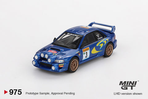 2025 MINI GT #975 Subaru Impreza WRC98 1998 Rally Monte-Carlo 3rd Place #3