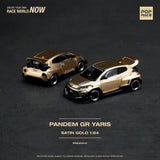 POP RACE 1:64 TOYOTA "PANDEM" GR YARIS SATIN GOLD