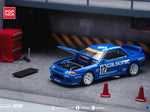 POPRACE 1:64 GT-R R32 #12 CALSONIC WINNER JTC 1990