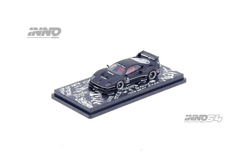 INNO64 LBWK Ferrari F40 Matte Black HONG KONG TOYCAR SALON