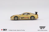 2025 MINI GT #961 Toyota Supra (A80) Top Secret GT-300 Top Secret Gold